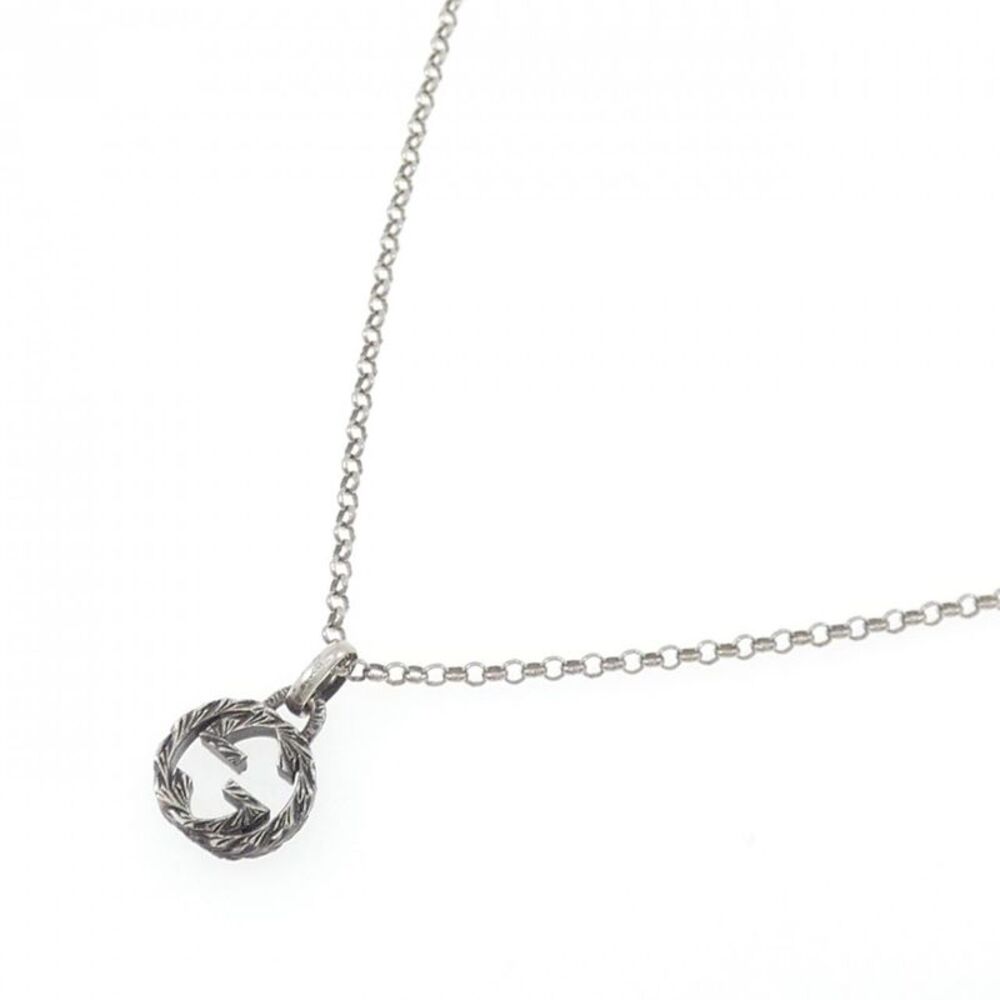 Gucci Interlocking G 925 Silver Necklace - Picture 2 of 6